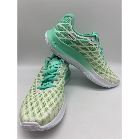 Under Armour Flow Velociti Wind 2 CN Running White Green Breez Men's Size 10.5 - Picture 5 of 12
